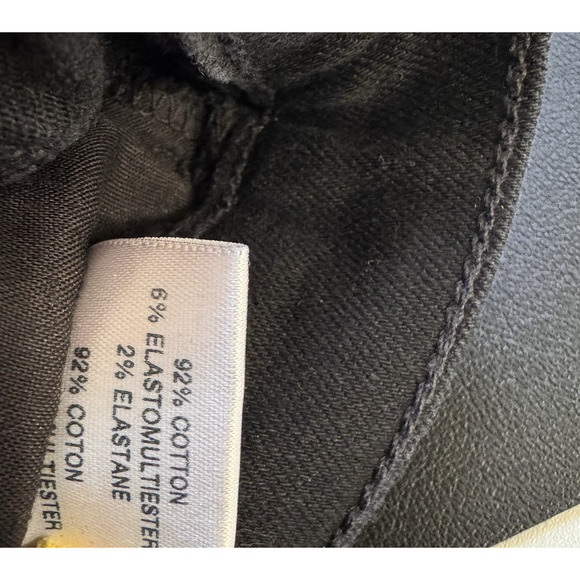 J Brand Size 26 Women's Black Teagan Straight High Rise Jeans Classic Rock - Picture 5 of 10